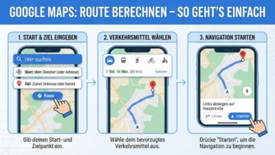 Google Maps: Route berechnen – so geht’s einfach