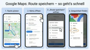 Google Maps: Route speichern – so geht’s schnell