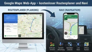 Google Maps Web-App – kostenloser Routenplaner und Navi