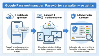 Google Passwortmanager: Passwörter verwalten – so geht’s