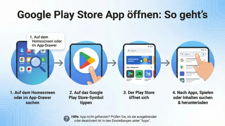 Google Play Store App öffnen: So geht’s