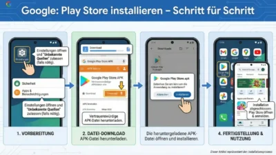 Google: Play Store installieren – Schritt für Schritt