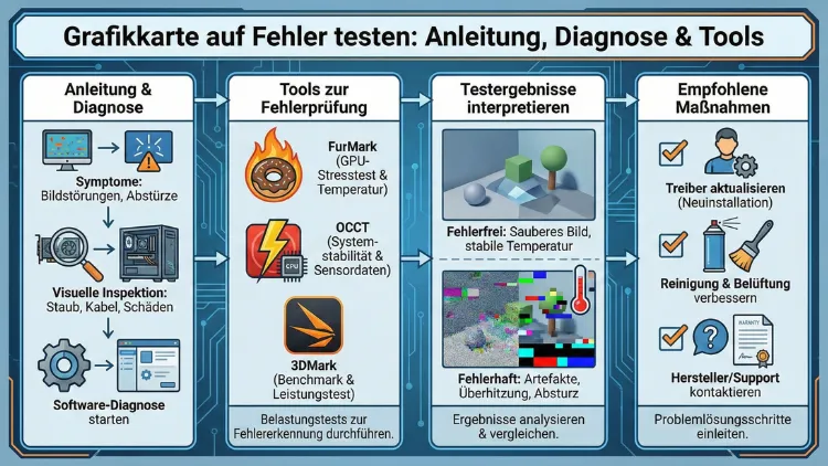 Grafikkarte auf Fehler testen: Anleitung, Diagnose & Tools