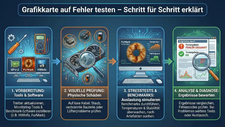 Grafikkarte auf Fehler testen – Schritt für Schritt erklärt