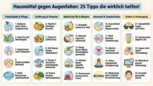 Hausmittel gegen Augenfalten: 25 Tipps, die wirklich helfen!