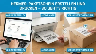 Hermes: Paketschein erstellen und drucken – so geht’s richtig