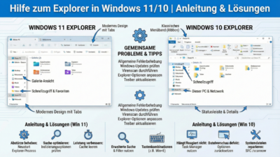 Hilfe zum Explorer in Windows 11/10 | Anleitung & Lösungen