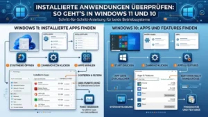 Windows 11 und 10: Installierte Anwendungen überprüfen | Anleitung