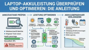 Laptop-Akkuleistung überprüfen und optimieren: Die Anleitung