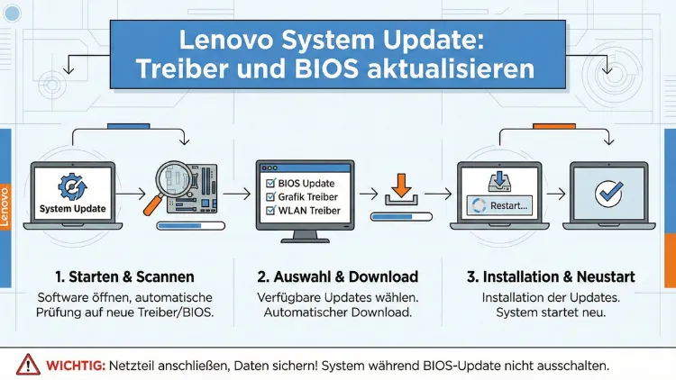 Lenovo System Update: Treiber und BIOS aktualisieren