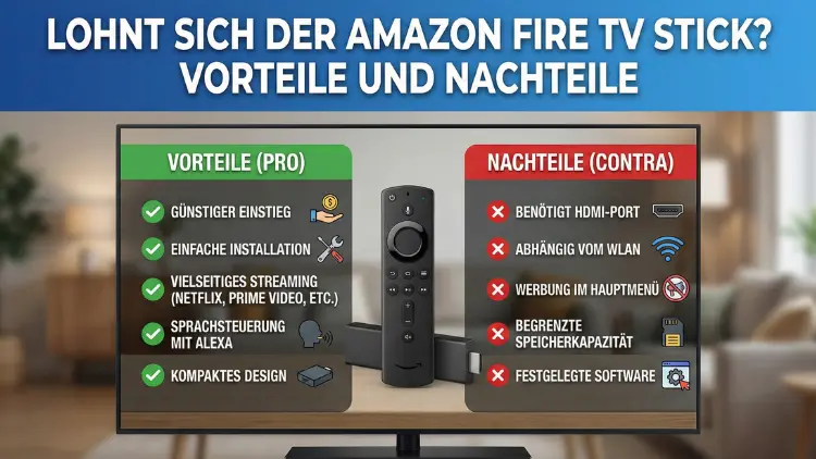 Lohnt sich der Amazon Fire TV Stick? Vorteile und Nachteile