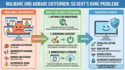 Malware und Adware entfernen: So geht’s ohne Probleme