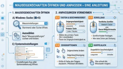 Mauseigenschaften öffnen und anpassen » Eine Anleitung