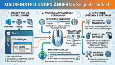 Mauseinstellungen ändern » So geht’s einfach