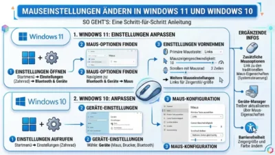 Mauseinstellungen ändern: So geht’s in Windows 11 und Windows 10