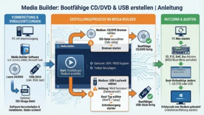 Media Builder: Bootfähige CD/DVD & USB erstellen | Anleitung