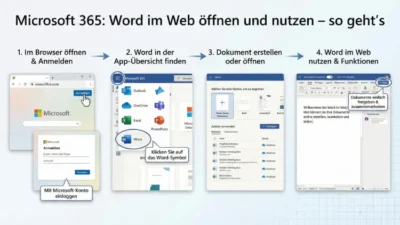 Microsoft 365: Word im Web öffnen und nutzen – so geht’s