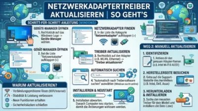 Netzwerkadaptertreiber aktualisieren | So geht’s