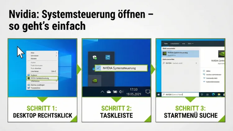 Nvidia: Systemsteuerung öffnen – so geht’s einfach