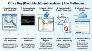 Office Key (Produktschlüssel) auslesen | Alle Methoden