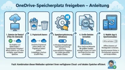 OneDrive-Speicherplatz freigeben – Anleitung