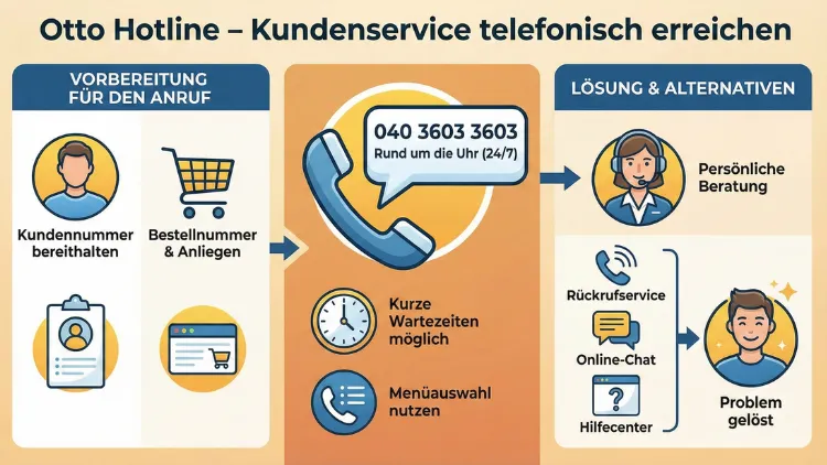 Otto Hotline – Kundenservice telefonisch erreichen