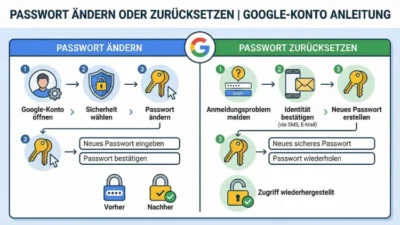 Passwort ändern oder zurücksetzen | Google-Konto Anleitung