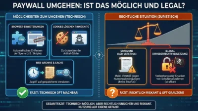 Paywall umgehen: Ist das möglich und legal?
