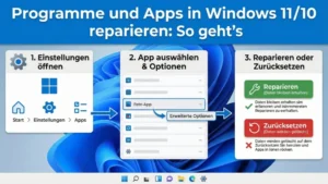 Programme und Apps in Windows 11/10 reparieren: So geht’s