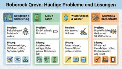 Roborock Qrevo: Häufige Probleme und Lösungen