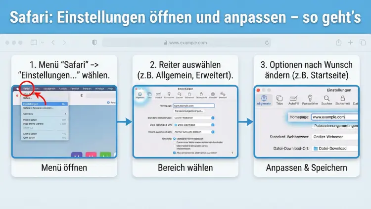 Safari: Einstellungen öffnen und anpassen – so geht’s