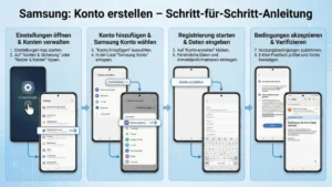 Samsung: Konto erstellen – Schritt-für-Schritt-Anleitung