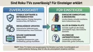 Sind Roku‑TVs zuverlässig? Für Einsteiger erklärt
