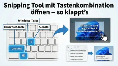 Snipping Tool mit Tastenkombination öffnen – so klappt’s
