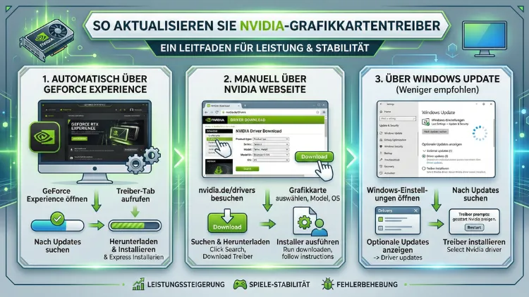 So aktualisieren Sie Nvidia-Grafikkartentreiber