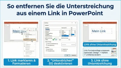 PowerPoint Link Unterstreichung entfernen: So geht’s einfach