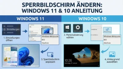 Sperrbildschirm ändern: Windows 11 und 10 Anleitung