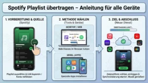 Spotify-Playlist übertragen – Anleitung für alle Geräte