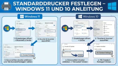 Standarddrucker festlegen – Windows 11 und 10 Anleitung
