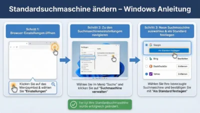 Standardsuchmaschine ändern – Windows 11/10 Anleitung