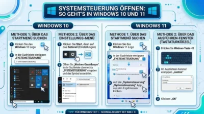 Systemsteuerung öffnen: So geht’s in Windows 10 und 11