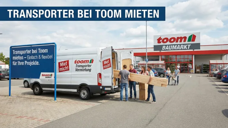 Transporter bei Toom mieten: Preise, Bedingungen & Ablauf