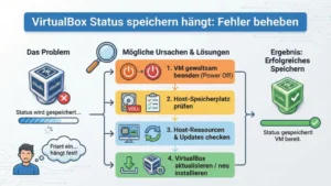 VirtualBox Status speichern hängt: Fehler beheben