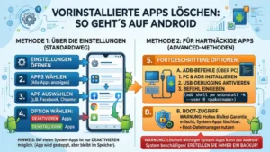 Vorinstallierte Apps löschen: So geht’s auf Android