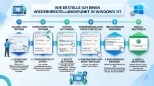 Wie erstelle ich einen Wiederherstellungspunkt in Windows 11?