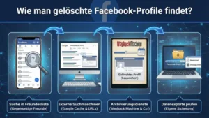 Wie man gelöschte Facebook-Profile findet?