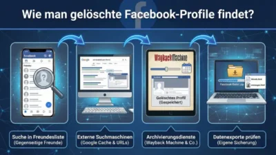 Wie man gelöschte Facebook-Profile findet?