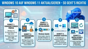 Windows 10 auf Windows 11 aktualisieren – So geht’s richtig