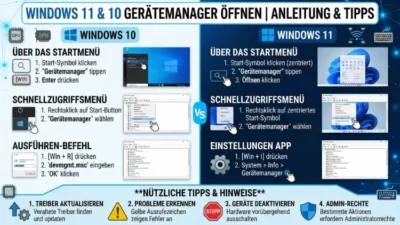 Windows 11/10: Gerätemanager öffnen – so geht’s einfach