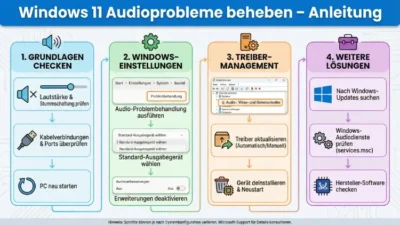 Windows 11 Audioprobleme beheben – Anleitung